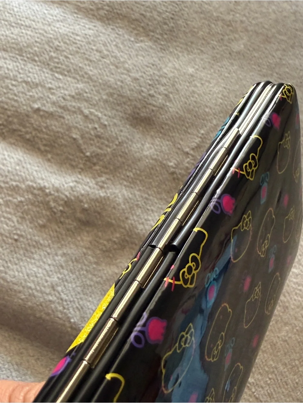 Vintage 2012 Loungefly x Sanrio Hello Kitty Wallet Black Scooter Design RARE